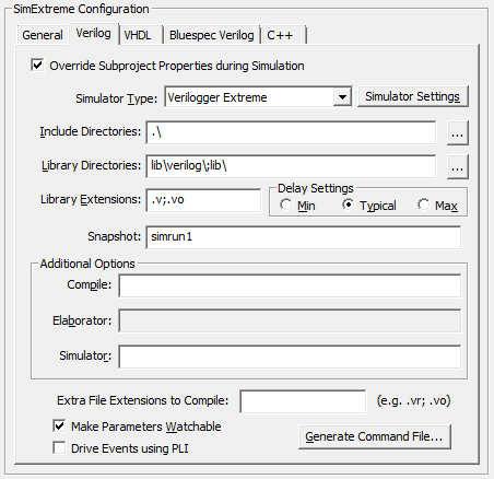 projectSettingsDialog-verilogTab